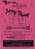 Flyer for Scene and Heard Charity Gig - October 2004